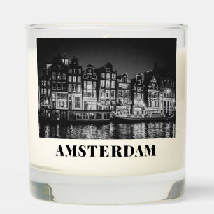 Amsterdam Black & White Vanilla Scented Candle