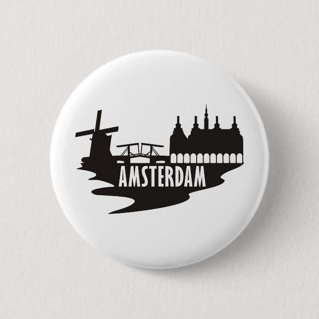 Amsterdam Button (Front)