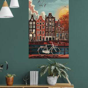 Amsterdam Canal Houses Poster