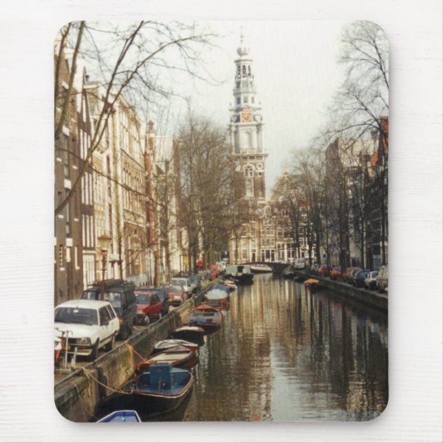 Amsterdam Canal Mousepad (Front)