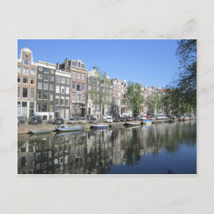 Amsterdam Canal Postcard