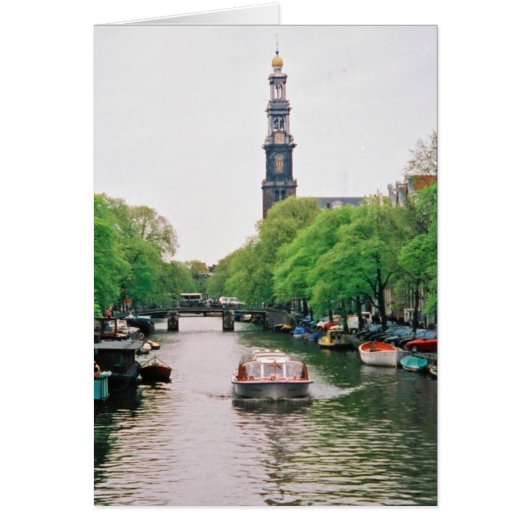Amsterdam Canalboat Card (Front)