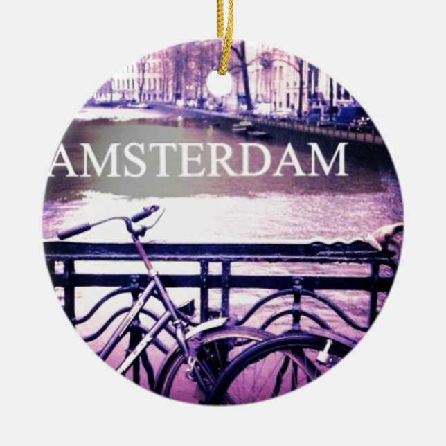 Amsterdam Ceramic Ornament (Front)