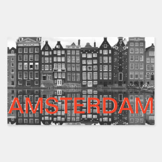 Amsterdam cities coffee sticker