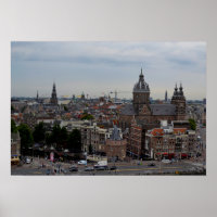 Amsterdam City Poster
