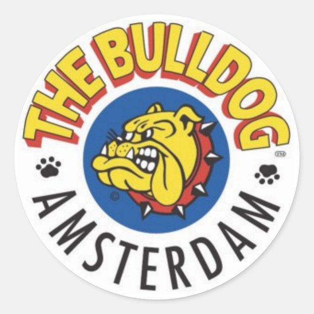 amsterdam classic round sticker (Front)