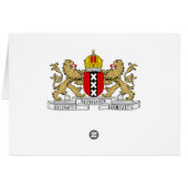 Amsterdam Coat of Arms Cards (Back Horizontal)