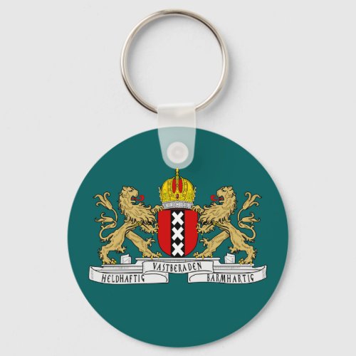 Amsterdam coat of arms keychain