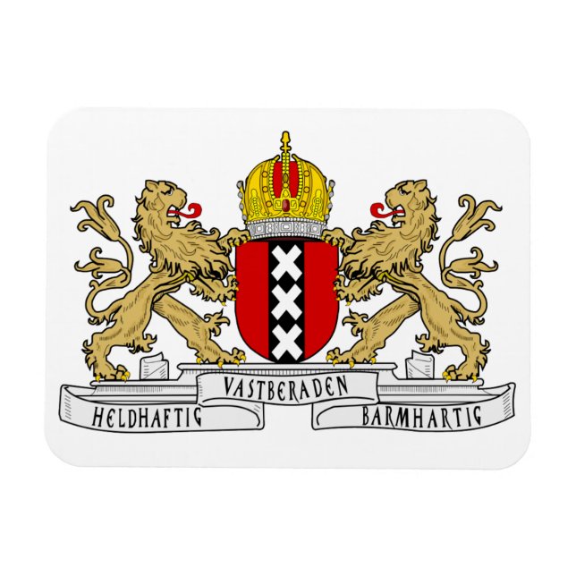 Amsterdam Coat of Arms Magnet (Horizontal)
