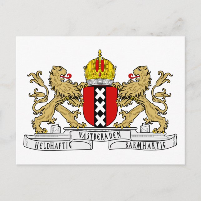 Amsterdam Coat of Arms Postcard (Front)