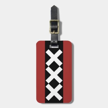 Amsterdam Coat Of Arms Symbol. Luggage Tag by Impactzone at Zazzle