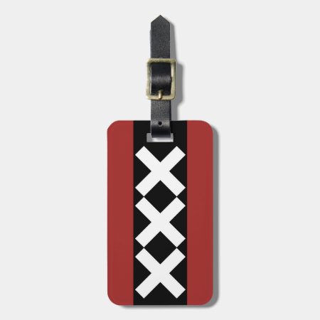 Amsterdam Coat Of Arms Symbol. Luggage Tag