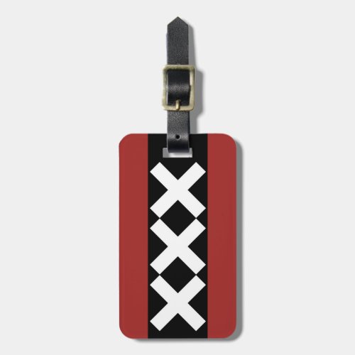 Amsterdam Coat of Arms symbol Luggage Tag