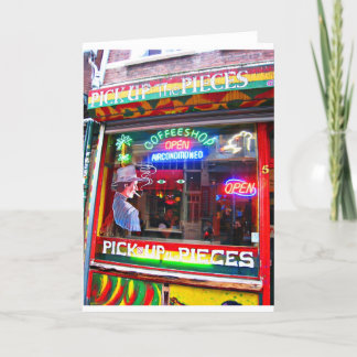 Amsterdam Coffee Shop Card