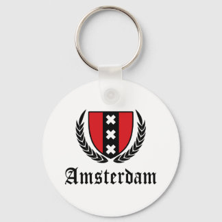 Amsterdam Crest Keychain