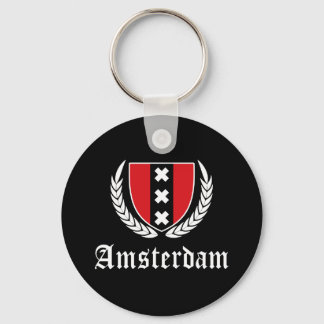 Amsterdam Crest Keychain