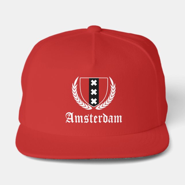 Amsterdam Crest Snap Back Hat (Front)
