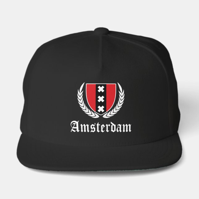 Amsterdam Crest Snap Back Hat (Front)