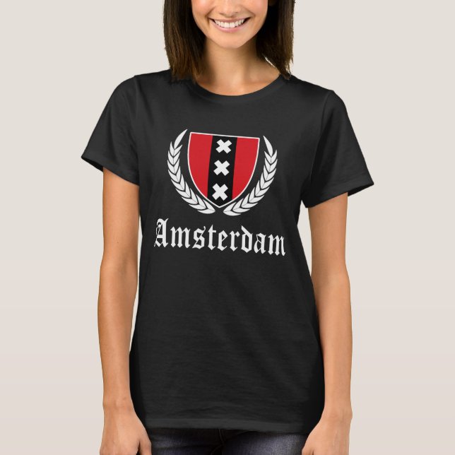 Amsterdam Crest T-Shirt (Front)