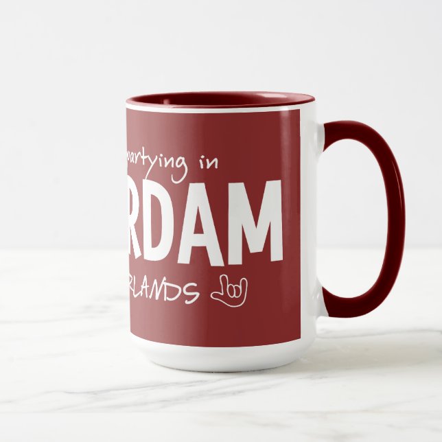 AMSTERDAM custom color mug - choose style (Right)