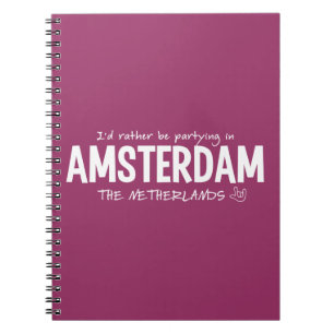 AMSTERDAM custom color notebook