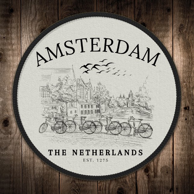 Amsterdam Cute Vintage Landscape Patch (Creator Uploaded)