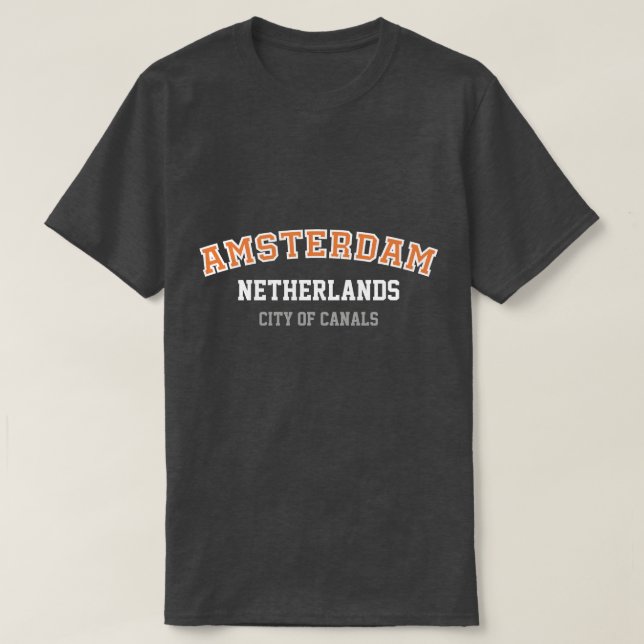 Amsterdam Dark Style T-Shirt (Design Front)