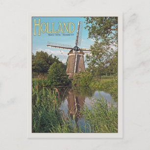 Amsterdam - De 1100 Roe Windmill.jpg Postcard