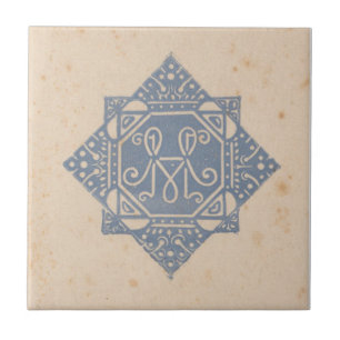 Amsterdam Design Blue Beige Ceramic Tile