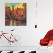 Amsterdam Dusk | Dutch Expressionist Art