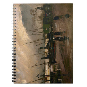Amsterdam Fishermen's Harbor Storm by Vincent Gogh Notebook