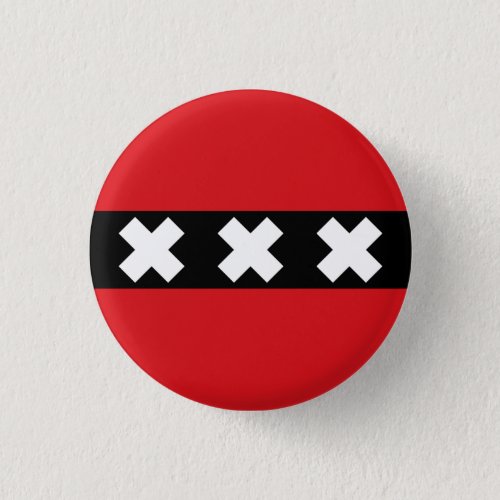 Amsterdam Flag Button