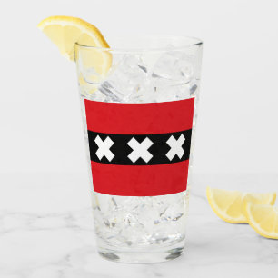 Amsterdam Flag Glass