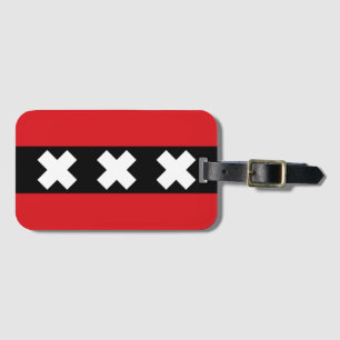 Amsterdam Flag Luggage Tag