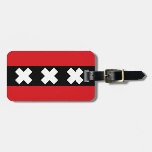 Amsterdam Flag Luggage Tag