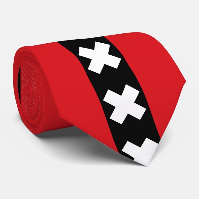 Amsterdam Flag Neck Tie (Rolled)
