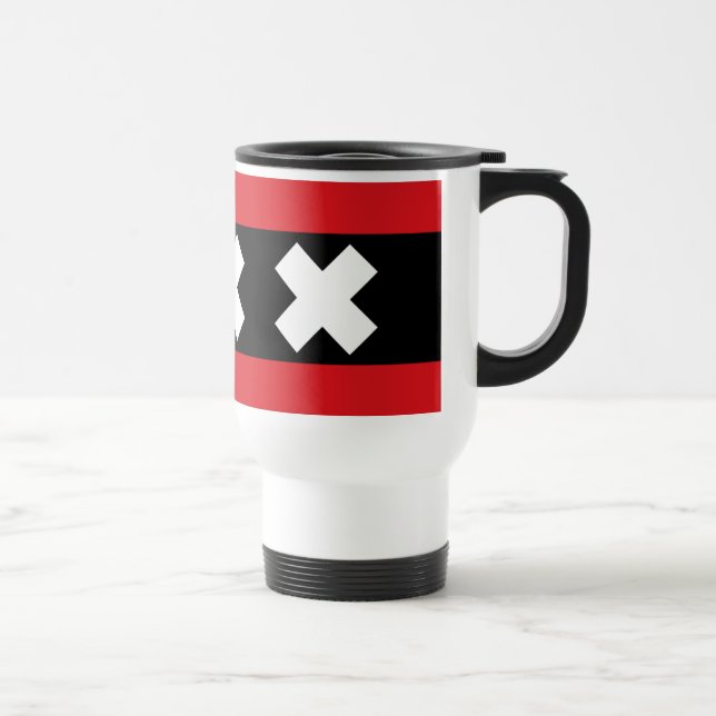 Amsterdam Flag Travel Mug (Right)