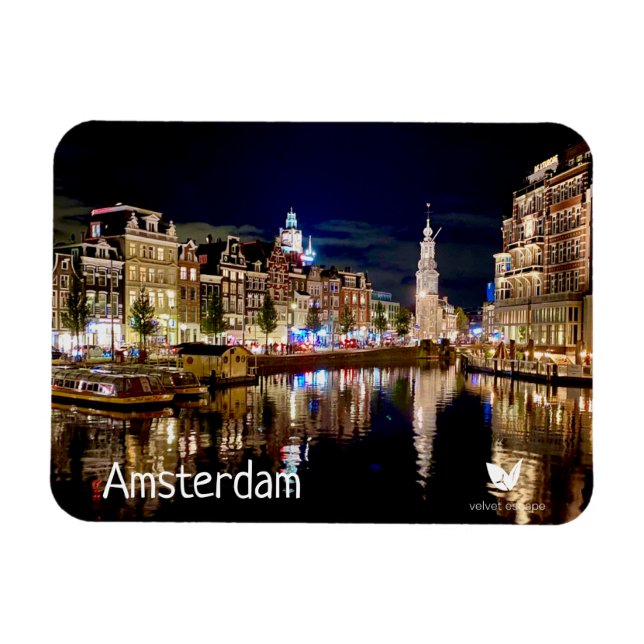 Amsterdam fridge magnet (Horizontal)