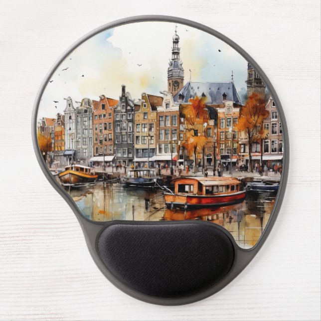 Amsterdam Gel Mouse Pad (Front)