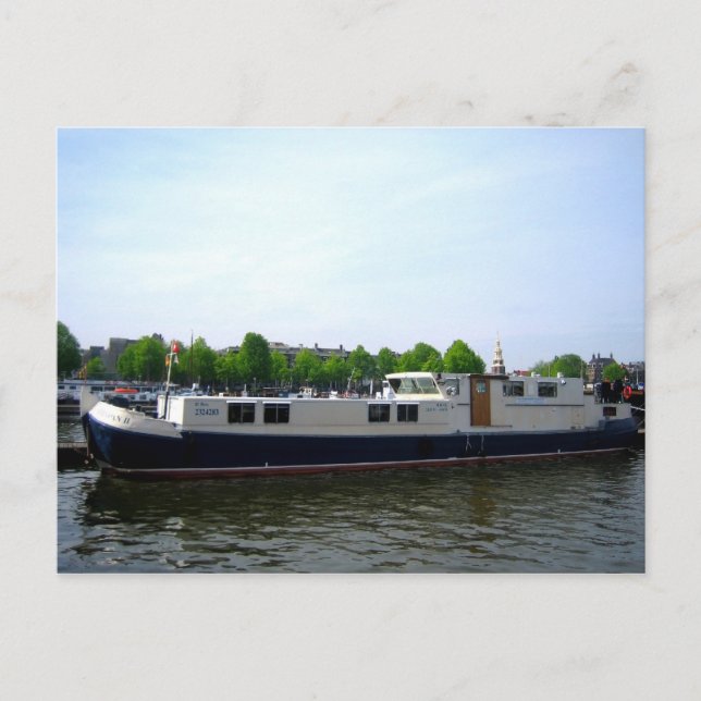 Amsterdam harbour - Postcard (Front)