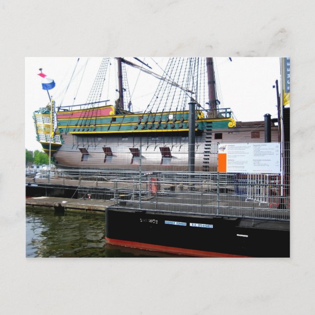 Amsterdam harbour - Postcard (Front)