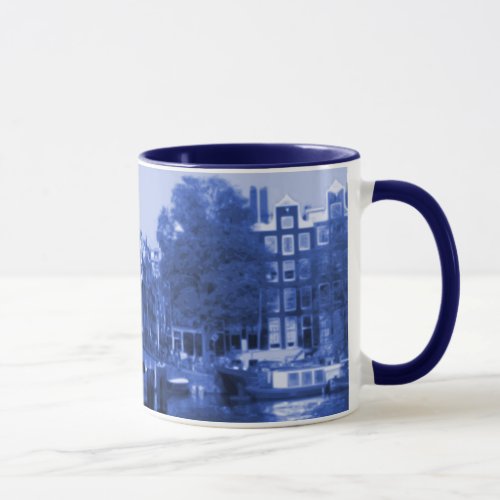 Amsterdam Holland Cityscape Delft_Blue_Look Mug