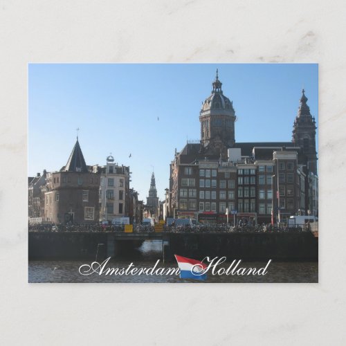 Amsterdam Holland Postcard