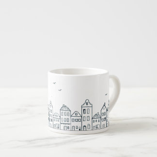 Amsterdam houses espresso cup