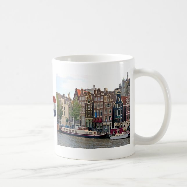 Amsterdam, houses on the canal coffee mug (Right)