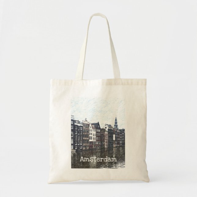 Amsterdam Houses Tote Bag (Front)