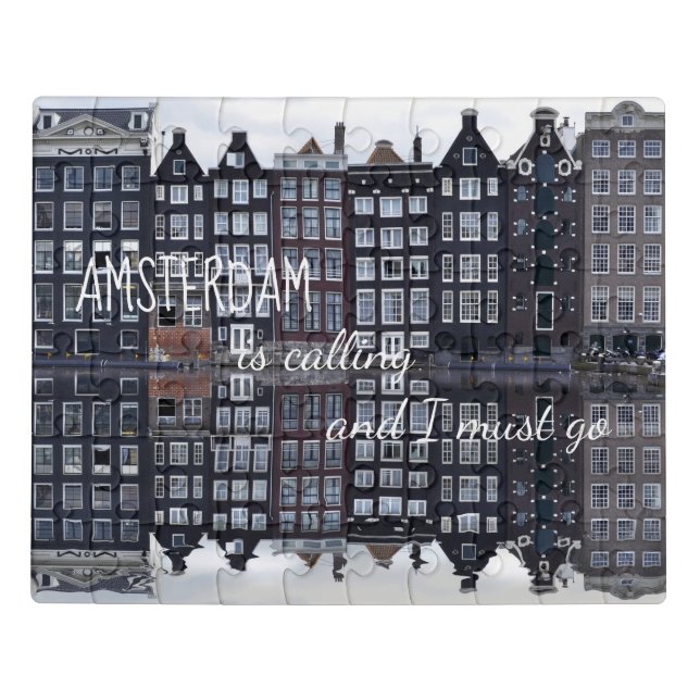 Amsterdam Is Calling And I Must Go/ Photo Jigsaw Puzzle (Puzzle Horizontal)
