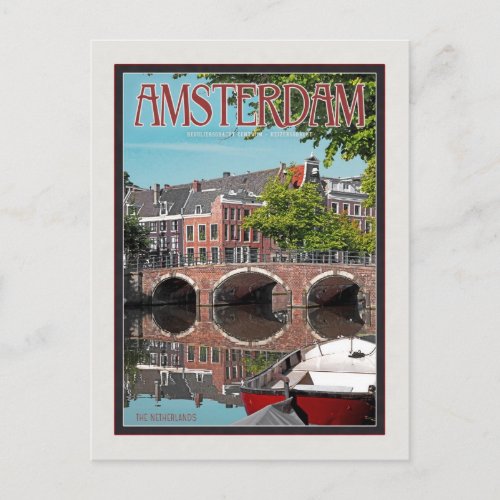 Amsterdam _ Keizersgracht Postcard