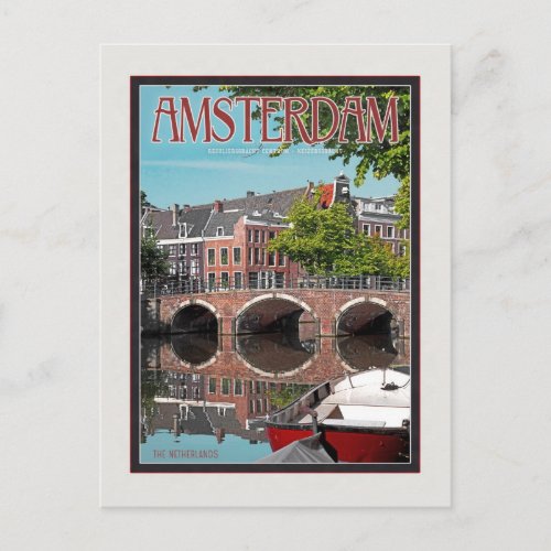Amsterdam _ Keizersgracht_RGrachtCentrum Postcard