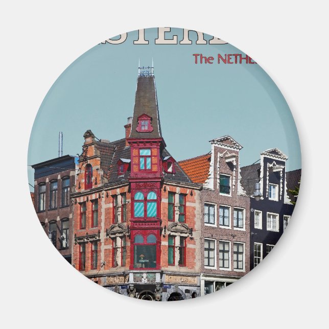 Amsterdam - Leidsestraat - Keizersgracht Magnet (Front)